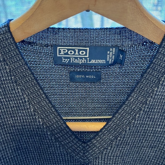 Polo by Ralph Lauren Men’s Sweater, 100% Wool, Soft - Picture 2 of 7